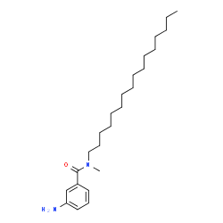 ChemSpider 2D Image | 3-Amino-N-hexadecyl-N-methylbenzamide | C24H42N2O