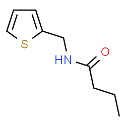 ChemSpider 2D Image | N-(2-Thienylmethyl)butanamide | C9H13NOS