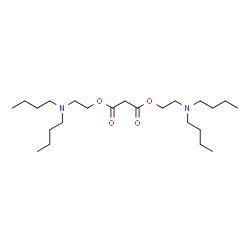 ChemSpider 2D Image | Bis[2-(dibutylamino)ethyl] malonate | C23H46N2O4