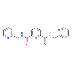 ChemSpider 2D Image | N,N'-Bis(2-pyridinylmethyl)-2,6-pyridinedicarboxamide | C19H17N5O2