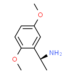 ChemSpider 2D Image | (1S)-1-(2,5-Dimethoxyphenyl)ethanamine | C10H15NO2