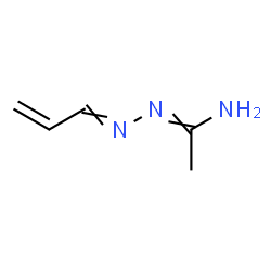 ChemSpider 2D Image | N'-(2-Propen-1-ylidene)ethanehydrazonamide | C5H9N3