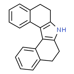 ChemSpider 2D Image | 6,7,8,9-Tetrahydro-5H-dibenzo[c,g]carbazole | C20H17N