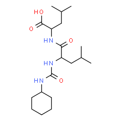 ChemSpider 2D Image | N-(Cyclohexylcarbamoyl)leucylleucine | C19H35N3O4
