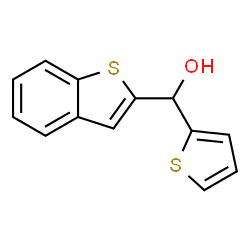 ChemSpider 2D Image | 1-Benzothien-2-yl(2-thienyl)methanol | C13H10OS2