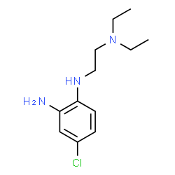 ChemSpider 2D Image | 4-Chloro-N~1~-(2-(diethylamino)ethyl)-1,2-benzenediamine | C12H20ClN3