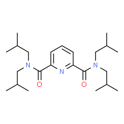 ChemSpider 2D Image | N,N,N',N'-Tetraisobutyl-2,6-pyridinedicarboxamide | C23H39N3O2