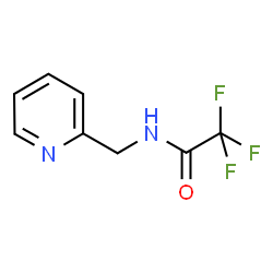 ChemSpider 2D Image | 2,2,2-Trifluoro-N-(2-pyridinylmethyl)acetamide | C8H7F3N2O