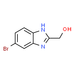 ChemSpider 2D Image | (5-Bromo-1H-benzimidazol-2-yl)methanol | C8H7BrN2O