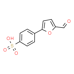 ChemSpider 2D Image | 4-(5-Formyl-2-furyl)benzenesulfonic acid | C11H8O5S