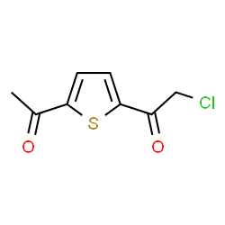 ChemSpider 2D Image | 1-(5-Acetyl-2-thienyl)-2-chloroethanone | C8H7ClO2S