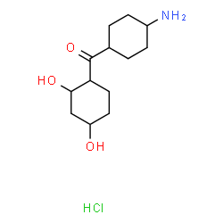 ChemSpider 2D Image | (4-Aminocyclohexyl)(2,4-dihydroxycyclohexyl)methanone hydrochloride | C13H24ClNO3