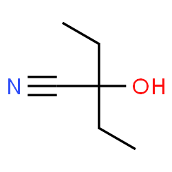 ChemSpider 2D Image | 2-Ethyl-2-hydroxybutanenitrile | C6H11NO