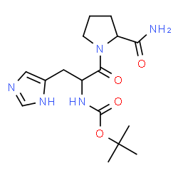 ChemSpider 2D Image | N-{[(2-Methyl-2-propanyl)oxy]carbonyl}histidylprolinamide | C16H25N5O4