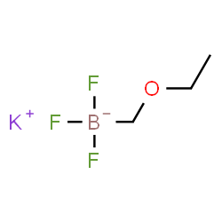 ChemSpider 2D Image | Potassium (ethoxymethyl)(trifluoro)borate(1-) | C3H7BF3KO
