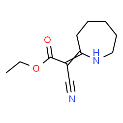 ChemSpider 2D Image | Ethyl 2-azepanylidene(cyano)acetate | C11H16N2O2