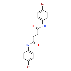 ChemSpider 2D Image | N,N'-Bis(4-bromophenyl)succinamide | C16H14Br2N2O2