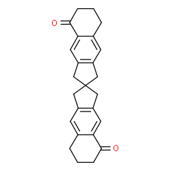 ChemSpider 2D Image | 2,2'-spirobi[3,6,7,8-tetrahydro-1H-cyclopenta[g]naphthalene]-5,5'-dione | C25H24O2