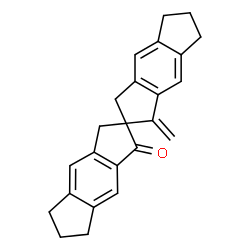ChemSpider 2D Image | 1'-Methylene-3,3',5,5',6,6',7,7'-octahydro-1H,1'H-2,2'-spirobi[s-indacen]-1-one | C24H22O