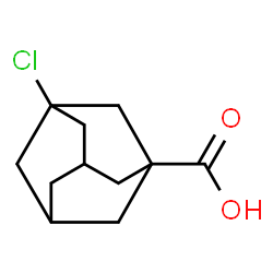 ChemSpider 2D Image | 3-Chloro-1-adamantanecarboxylic acid | C11H15ClO2