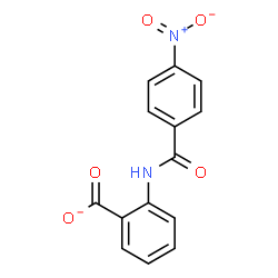 ChemSpider 2D Image | 2-[(4-Nitrobenzoyl)amino]benzoate | C14H9N2O5