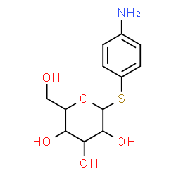 ChemSpider 2D Image | 4-Aminophenyl 1-thiohexopyranoside | C12H17NO5S