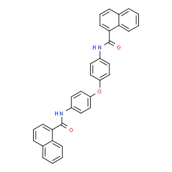 ChemSpider 2D Image | N,N'-(Oxydi-4,1-phenylene)di(1-naphthamide) | C34H24N2O3
