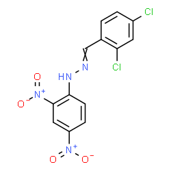 ChemSpider 2D Image | 1-(2,4-Dichlorobenzylidene)-2-(2,4-dinitrophenyl)hydrazine | C13H8Cl2N4O4