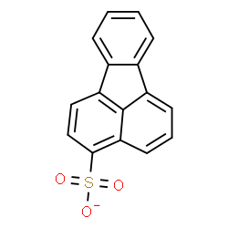 ChemSpider 2D Image | 3-Fluoranthenesulfonate | C16H9O3S