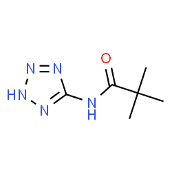 ChemSpider 2D Image | 2,2-Dimethyl-N-(2H-tetrazol-5-yl)propanamide | C6H11N5O