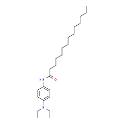 ChemSpider 2D Image | N-[4-(Diethylamino)phenyl]tetradecanamide | C24H42N2O