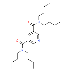 ChemSpider 2D Image | N,N,N',N'-Tetrabutyl-3,5-pyridinedicarboxamide | C23H39N3O2