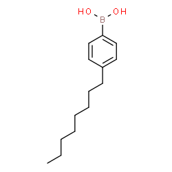 ChemSpider 2D Image | (4-Octylphenyl)boronic acid | C14H23BO2