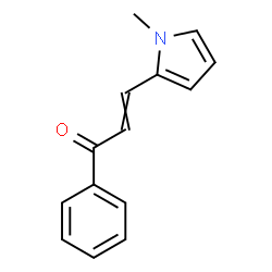ChemSpider 2D Image | 3-(1-Methyl-1H-pyrrol-2-yl)-1-phenyl-2-propen-1-one | C14H13NO