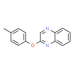ChemSpider 2D Image | 2-(4-Methylphenoxy)quinoxaline | C15H12N2O