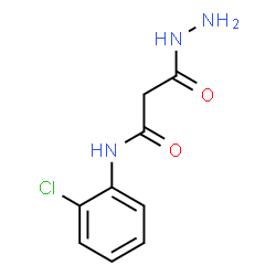 ChemSpider 2D Image | N-(2-Chlorophenyl)-3-hydrazino-3-oxopropanamide | C9H10ClN3O2