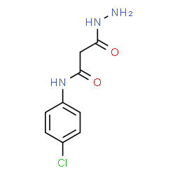 ChemSpider 2D Image | N-(4-Chlorophenyl)-3-hydrazino-3-oxopropanamide | C9H10ClN3O2