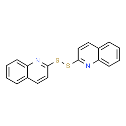 ChemSpider 2D Image | 2-Quinolyl disulfide | C18H12N2S2