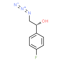 ChemSpider 2D Image | (1R)-2-Azido-1-(4-fluorophenyl)ethanol | C8H8FN3O