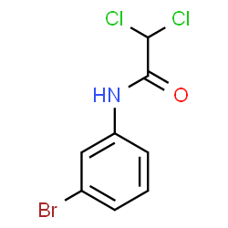 ChemSpider 2D Image | N-(3-Bromophenyl)-2,2-dichloroacetamide | C8H6BrCl2NO