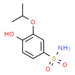 ChemSpider 2D Image | 4-Hydroxy-3-isopropoxybenzenesulfonamide | C9H13NO4S