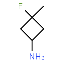 ChemSpider 2D Image | 3-Fluoro-3-methylcyclobutanamine | C5H10FN