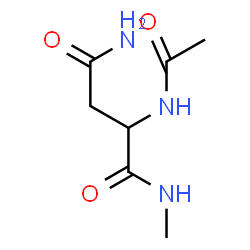 ChemSpider 2D Image | 2-acetamido-N-methylbutanediamide | C7H13N3O3