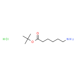 ChemSpider 2D Image | 2-Methyl-2-propanyl 6-aminohexanoate hydrochloride (1:1) | C10H22ClNO2