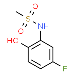 ChemSpider 2D Image | N-(5-Fluoro-2-hydroxyphenyl)methanesulfonamide | C7H8FNO3S