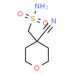 ChemSpider 2D Image | 1-(4-Cyanotetrahydro-2H-pyran-4-yl)methanesulfonamide | C7H12N2O3S