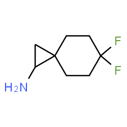 ChemSpider 2D Image | 6,6-Difluorospiro[2.5]octan-1-amine | C8H13F2N