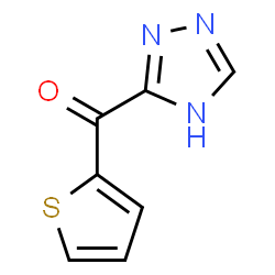 ChemSpider 2D Image | 2-Thienyl(4H-1,2,4-triazol-3-yl)methanone | C7H5N3OS