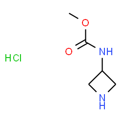 ChemSpider 2D Image | methyl N-(azetidin-3-yl)carbamate hydrochloride | C5H11ClN2O2
