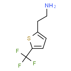 ChemSpider 2D Image | 2-[5-(Trifluoromethyl)-2-thienyl]ethanamine | C7H8F3NS